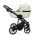 Детская коляска Adamex Mobi Deluxe 2 в 1 M-SA25 (МОЛОЧНЫЙ КОЖА)