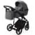 Детская коляска Adamex Mobi Deluxe 2 в 1 M-SA32 (СЕРАЯ КОЖА)