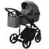 Детская коляска Adamex Mobi Deluxe 2 в 1 M-SA32 (СЕРАЯ КОЖА)
