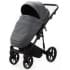Детская коляска Adamex Mobi Deluxe 2 в 1 M-SA32 (СЕРАЯ КОЖА)