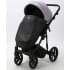 Детская коляска Adamex Mobi Deluxe 2 в 1 M-SD20 (СИРЕНЬ+ЧЕРНАЯ КОЖА)