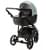 Детская коляска Adamex Nola Deluxe 2 в 1 N-SD103 (СЕРО-ЗЕЛ. КОЖА + ЧЕРН.КОЖА)