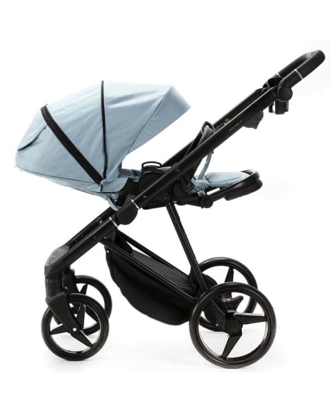 Детская коляска Adamex Quantum 2 в 1 Q-TK101 (СЕРО-ГОЛУБОЙ)