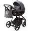 Детская коляска Adamex Quantum 2 в 1 Q-TK66 (Т.СЕРЫЙ)