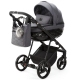 Детская коляска Adamex Quantum 2 в 1 Q-TK66 (Т.СЕРЫЙ)