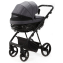 Детская коляска Adamex Quantum 2 в 1 Q-TK66 (Т.СЕРЫЙ)