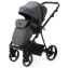 Детская коляска Adamex Quantum 2 в 1 Q-TK66 (Т.СЕРЫЙ)