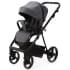 Детская коляска Adamex Quantum 2 в 1 Q-TK66 (Т.СЕРЫЙ)
