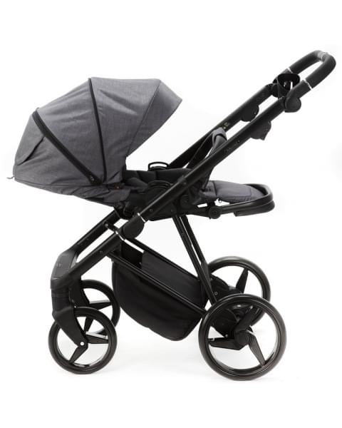Детская коляска Adamex Quantum 2 в 1 Q-TK66 (Т.СЕРЫЙ)