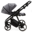 Детская коляска Adamex Quantum 2 в 1 Q-TK66 (Т.СЕРЫЙ)