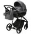 Детская коляска Adamex Quantum 3 в 1 Q-TK57 TIP (Т.СЕРЫЙ)