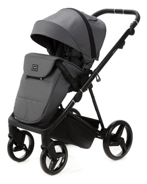 Детская коляска Adamex Quantum 3 в 1 Q-TK57 TIP (Т.СЕРЫЙ)