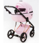 Детская коляска Adamex Quantum Superstar Deluxe 3 в 1 Q-STAR136-K (РОЗОВ.ЗЕФИР КОЖА+РОЗОВ.ДНО+РОЗОВ.ЗОЛОТО РАМА)