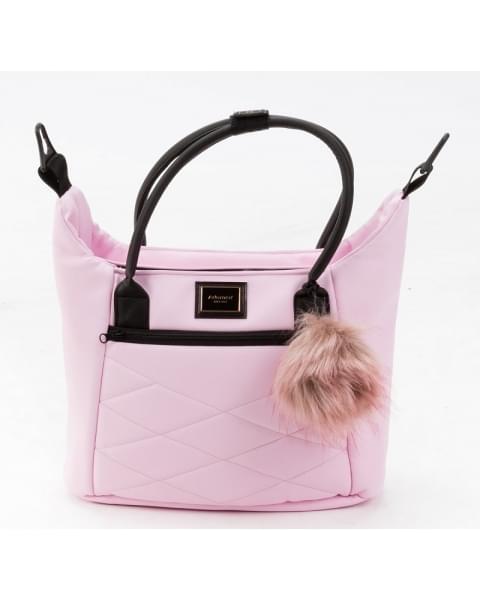 Детская коляска Adamex Quantum Superstar Deluxe 3 в 1 Q-STAR136-K (РОЗОВ.ЗЕФИР КОЖА+РОЗОВ.ДНО+РОЗОВ.ЗОЛОТО РАМА)