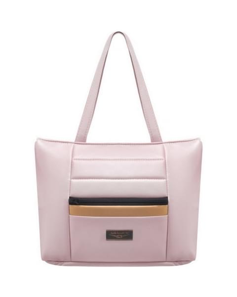 Детская коляска Adamex Rimini Deluxe 3 в 1 RI244 РОЗОВ.КОЖА+ ЗОЛОТО.ОТДЕЛКА