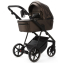 Детская коляска Adamex Vasco Deluxe 2 в 1 V-SM16 (БЕЖ МЕТАЛИК КОЖА)