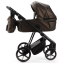 Детская коляска Adamex Vasco Deluxe 2 в 1 V-SM16 (БЕЖ МЕТАЛИК КОЖА)