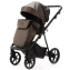 Детская коляска Adamex Vasco Deluxe 2 в 1 V-SM16 (БЕЖ МЕТАЛИК КОЖА)
