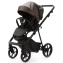 Детская коляска Adamex Vasco Deluxe 2 в 1 V-SM16 (БЕЖ МЕТАЛИК КОЖА)