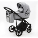 Детская коляска Adamex Zico 2 в 1 Z-TK03B СВ.СЕРАЯ КРУПНАЯ БЕРЕЗКА