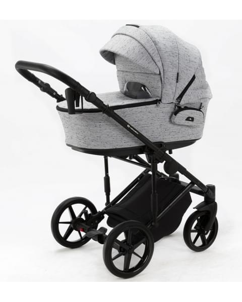 Детская коляска Adamex Zico 2 в 1 Z-TK03B СВ.СЕРАЯ КРУПНАЯ БЕРЕЗКА