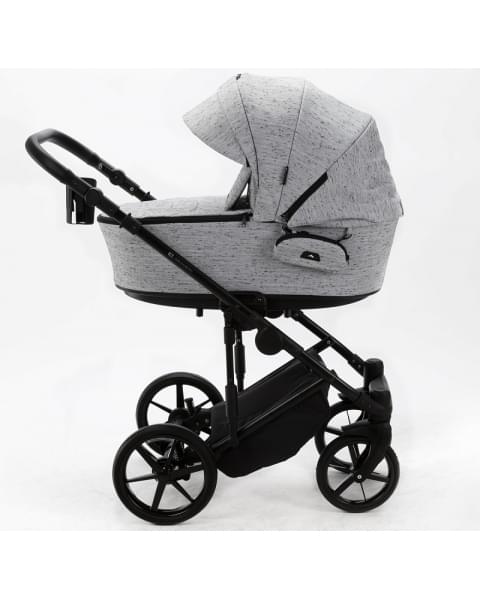 Детская коляска Adamex Zico 2 в 1 Z-TK03B СВ.СЕРАЯ КРУПНАЯ БЕРЕЗКА