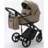 Детская коляска Adamex Zico Deluxe 2 в 1 Z-SA09 ТЕМНО-БЕЖЕВАЯ КОЖА