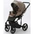 Детская коляска Adamex Zico Deluxe 2 в 1 Z-SA09 ТЕМНО-БЕЖЕВАЯ КОЖА
