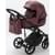 Детская коляска Adamex Zico Deluxe 3 в 1 Z-SM08 Т.СИРЕН.ПЕРЛ КОЖА