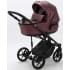 Детская коляска Adamex Zico Deluxe 3 в 1 Z-SM08 Т.СИРЕН.ПЕРЛ КОЖА