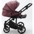 Детская коляска Adamex Zico Deluxe 3 в 1 Z-SM08 Т.СИРЕН.ПЕРЛ КОЖА