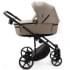 Детская коляска Adamex Zico Deluxe New 3 в 1 ZN-SA09 (ТЕМНО-БЕЖЕВАЯ КОЖА)