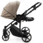 Детская коляска Adamex Zico Deluxe New 3 в 1 ZN-SA09 (ТЕМНО-БЕЖЕВАЯ КОЖА)