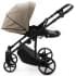 Детская коляска Adamex Zico Deluxe New 3 в 1 ZN-SA09 (ТЕМНО-БЕЖЕВАЯ КОЖА)