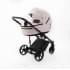 Детская коляска Adamex Zico Deluxe New 3 в 1 ZN-SA15 СВЕТЛО-РОЗОВАЯ КОЖА