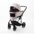 Детская коляска Adamex Zico Deluxe New 3 в 1 ZN-SA15 СВЕТЛО-РОЗОВАЯ КОЖА