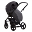 Детская коляска Bebetto Magnum Light Pro 2 в 1 04 т.серая кожа