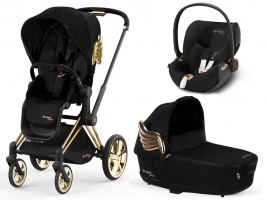 Детская коляска Cybex Priam IV Cloud Z i-Size 3 в 1 Jeremy Scott Wings