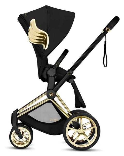 Детская коляска Cybex Priam IV Cloud Z i-Size 3 в 1 Jeremy Scott Wings