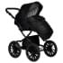 Детская коляска Indigo Mio Eco Plus 14 2 в 1 01 черная кожа