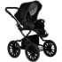 Детская коляска Indigo Mio Eco Plus 14 2 в 1 01 черная кожа