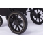 Детская коляска Peppy Monaco 2 в 1 Royal black (черный), рама черный глянец