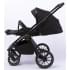Детская коляска Peppy Monaco 2 в 1 Royal black (черный), рама черный глянец
