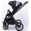 Детская коляска Peppy Monaco 2 в 1 Royal black (черный), рама черный глянец