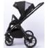 Детская коляска Peppy Monaco 2 в 1 Royal black (черный), рама черный глянец