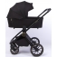 Детская коляска Peppy Monaco 2 в 1 Royal black (черный), рама черный глянец