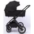 Детская коляска Peppy Monaco 2 в 1 Royal black (черный), рама черный глянец