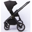 Детская коляска Peppy Monaco 2 в 1 Royal black (черный), рама черный глянец