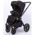 Детская коляска Peppy Monaco 2 в 1 Royal black (черный), рама черный глянец