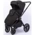 Детская коляска Peppy Monaco 2 в 1 Royal black (черный), рама черный глянец